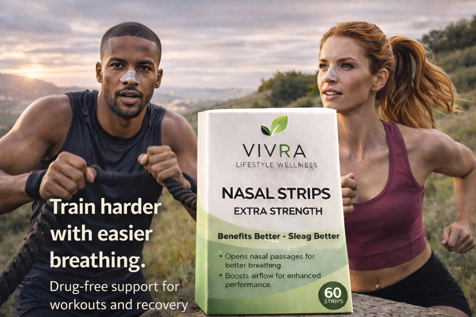 VIVRA Nasal Strips – Extra Strength