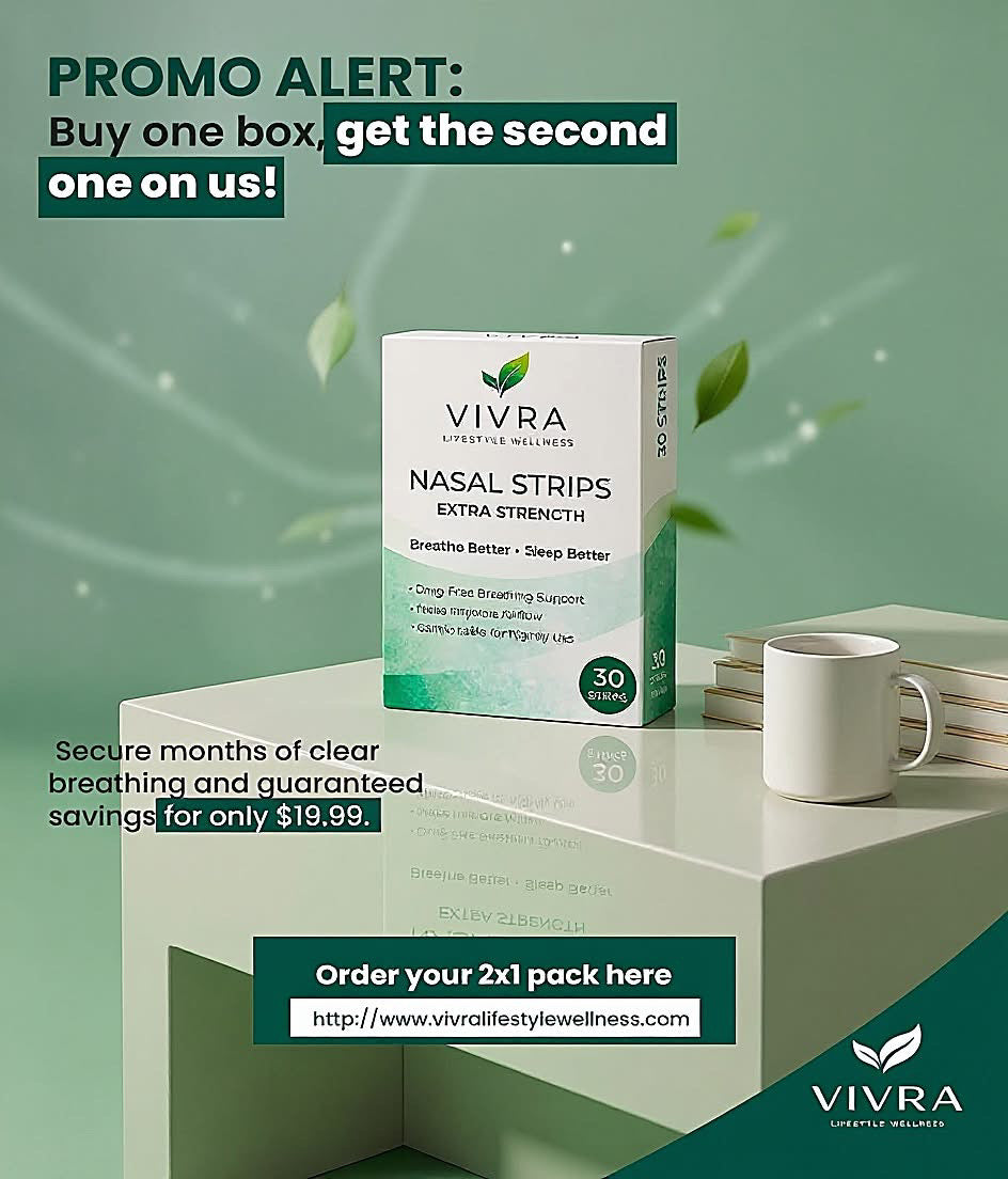 VIVRA Extra Strength Nasal Strips