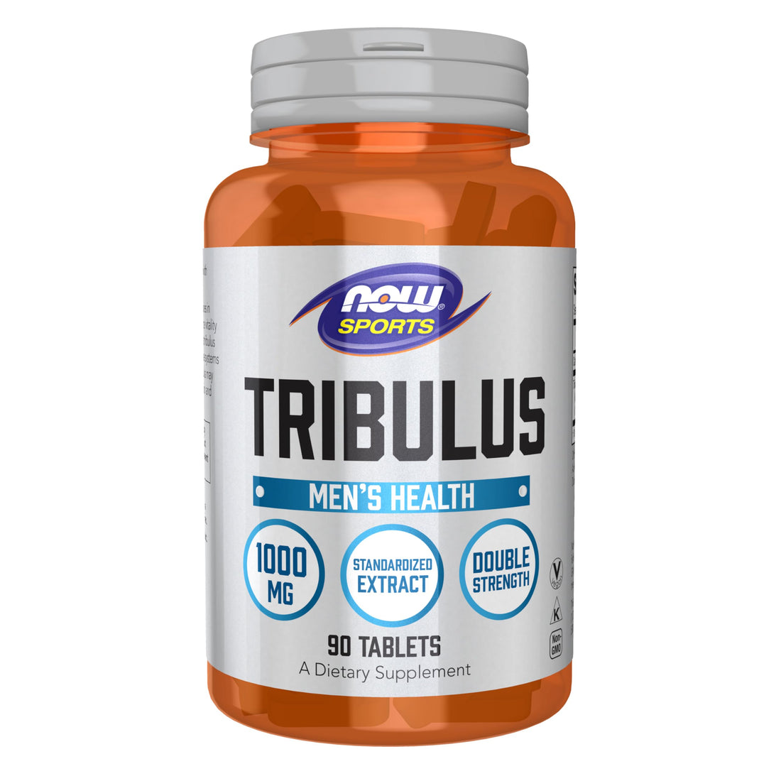 NOW Foods Sports Nutrition Tribulus (Tribulus terrestris) 1000 mg Double Strength Mens Health 90 Tablets