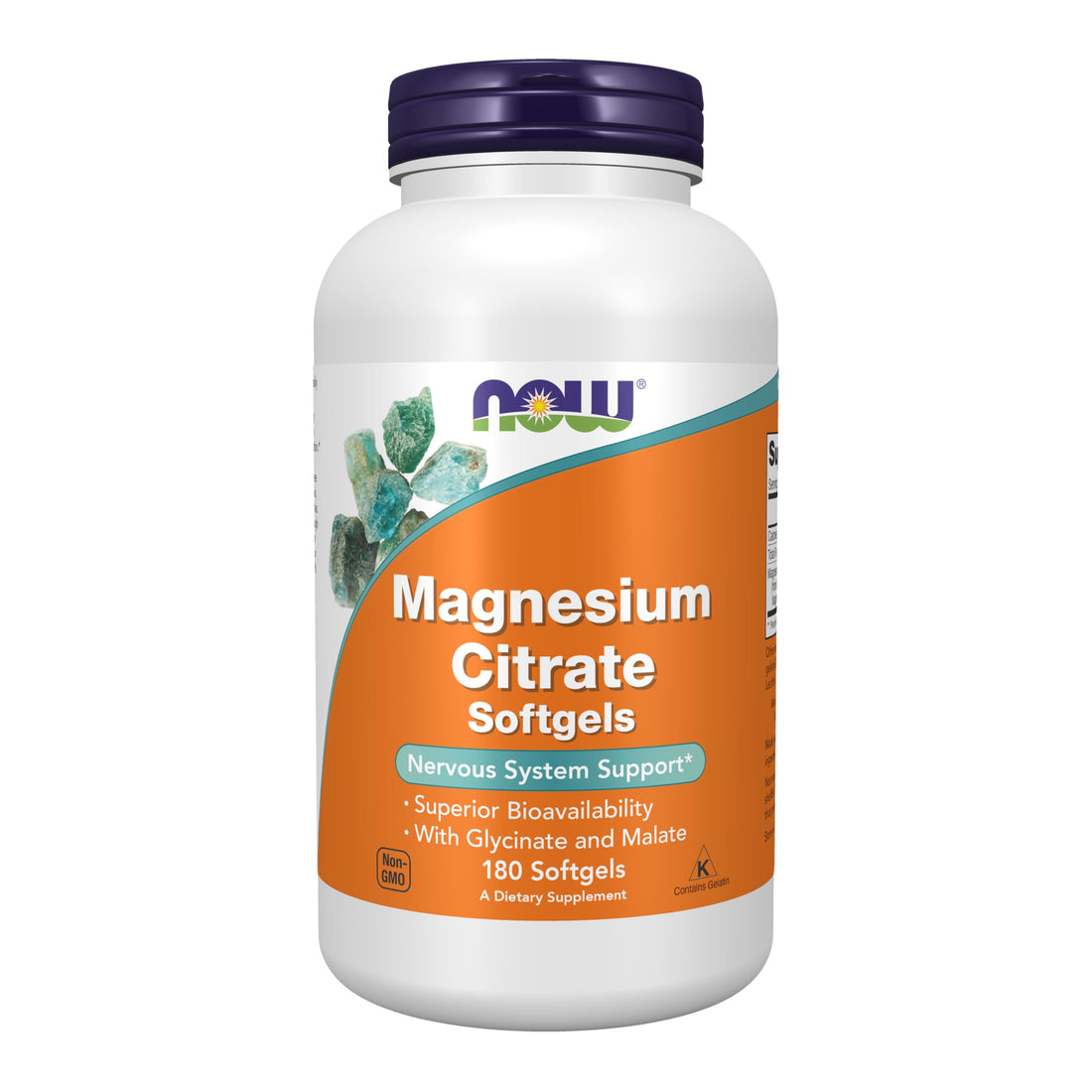 NOW Magnesium Citrate Complex 180 Softgels - VIVRA LIFESTYLE WELLNESS