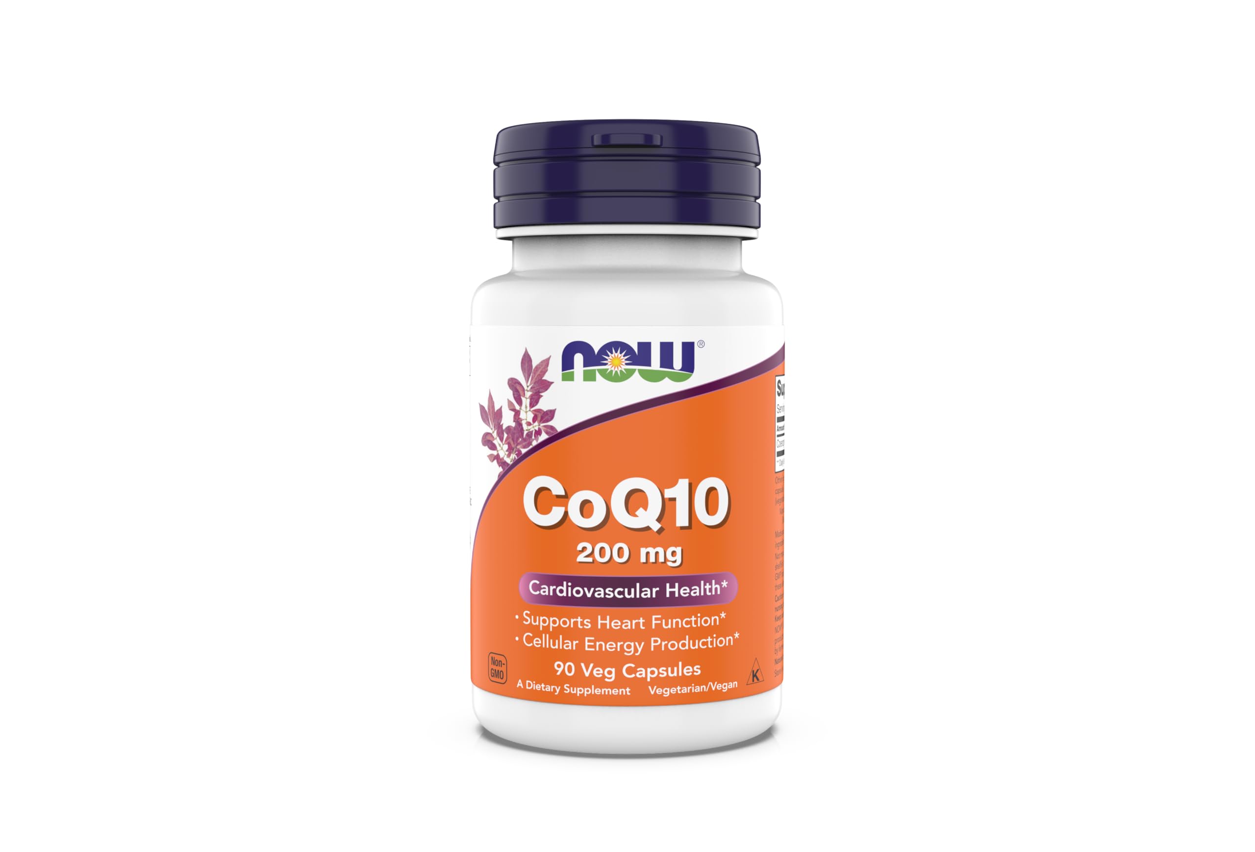 Now Essentials CoQ10 200mg Heart Support Vegan Capsules - VIVRA LIFESTYLE WELLNESS