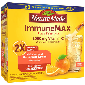 ImmuneMAX Power Fizz Drink Mix with Vitamin C, D & Zinc