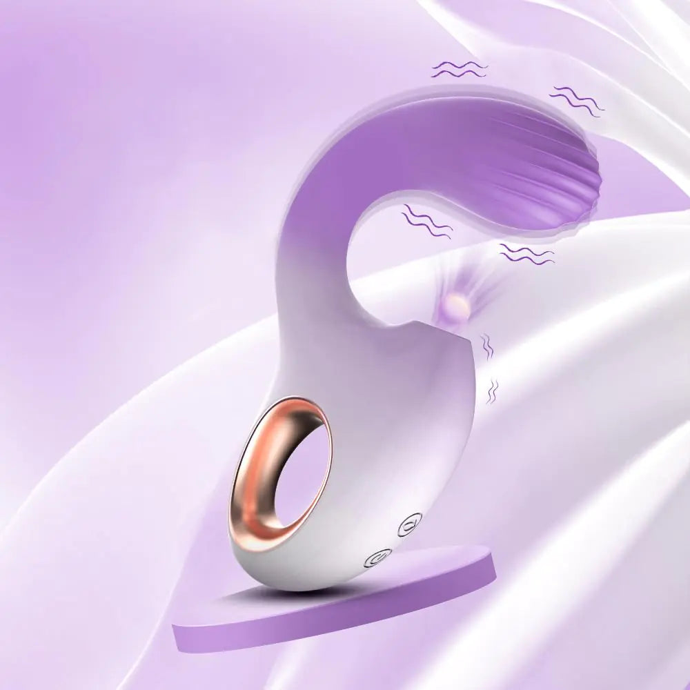 Silent 10-Mode Mini Silicone Massager for Women