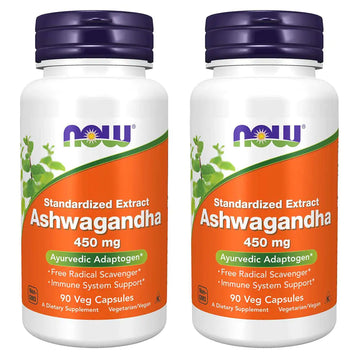 NOW Foods Ashwagandha 450mg Twin-Pack - VIVRA LIFESTYLE WELLNESS