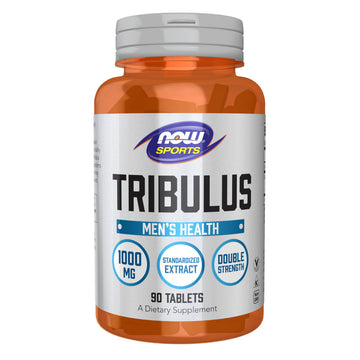 NOW Foods Sports Nutrition Tribulus (Tribulus terrestris) 1000 mg Double Strength Mens Health 90 Tablets