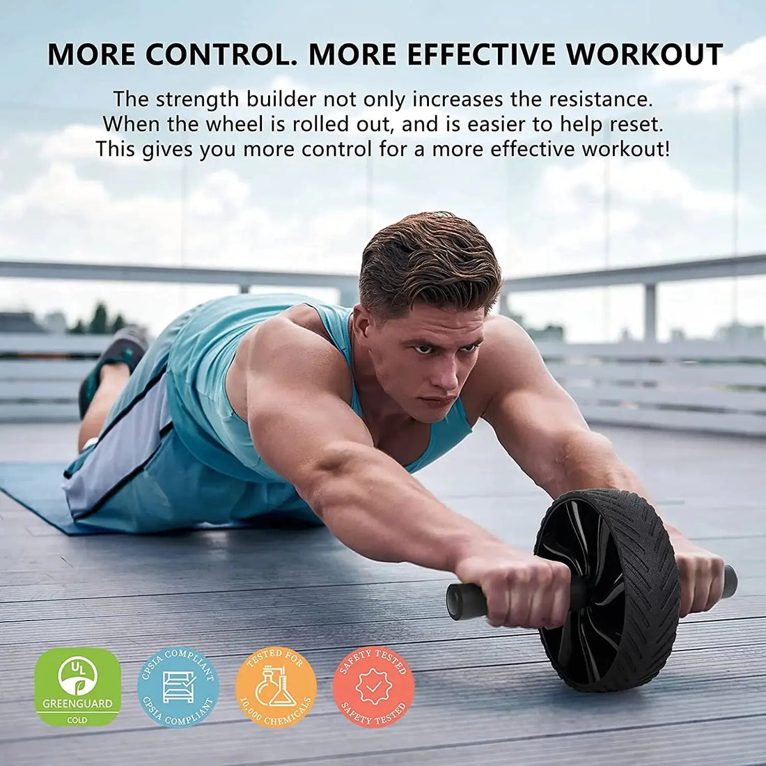 Steady Grip Ab Roller