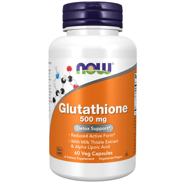 NOW Foods Supplements Glutathione 500 mg